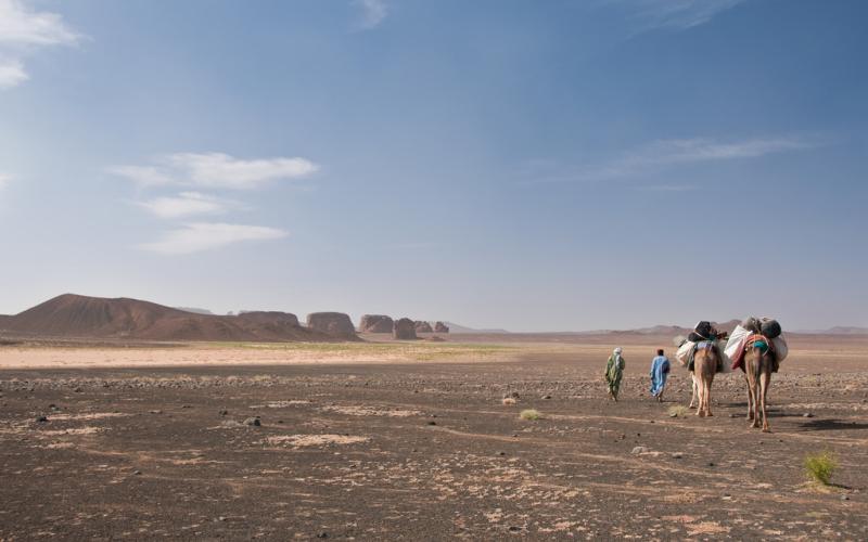 Caravana sobre la provincia de Adrar (Imagen: Henri Bourgeois-Costa/Flickr)