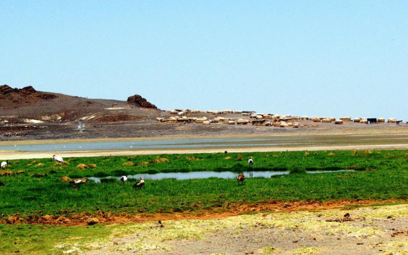 El lago Turkana, en el valle del Gran Rift de Kenia