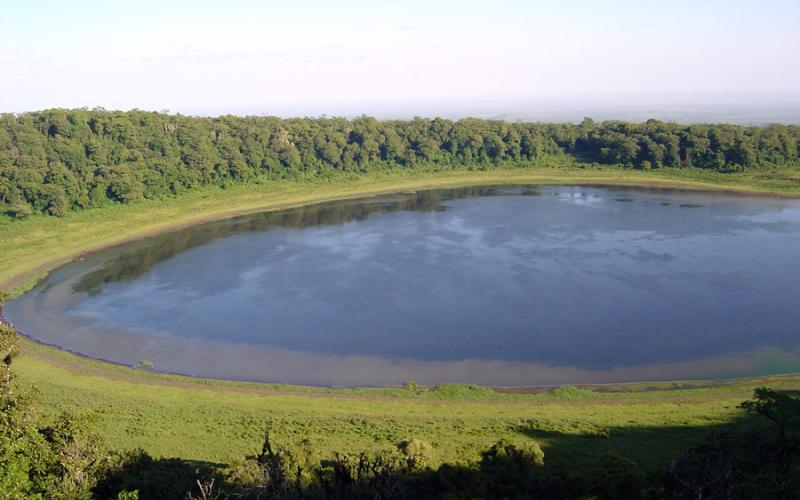 Lago Paradise en Marsabit, al norte de Kenia